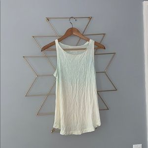 green and yellow tank top